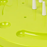 Maxbell Slow Feeder Interactive Cat Toy Food Dish Feeding Bowl for Medium Large Cats Green