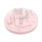 Maxbell Slow Feeder Interactive Cat Toy Food Dish Feeding Bowl for Medium Large Cats Pink