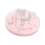 Maxbell Slow Feeder Interactive Cat Toy Food Dish Feeding Bowl for Medium Large Cats Pink