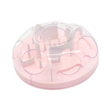 Maxbell Slow Feeder Interactive Cat Toy Food Dish Feeding Bowl for Medium Large Cats Pink