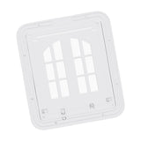 Maxbell Cat Screen Door Pet Supplies Utility Flap Opening Dog Doors for Kitten Puppy White