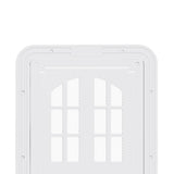 Maxbell Cat Screen Door Pet Supplies Utility Flap Opening Dog Doors for Kitten Puppy White