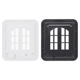 Maxbell Cat Screen Door Pet Supplies Utility Flap Opening Dog Doors for Kitten Puppy White
