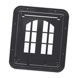Maxbell Cat Screen Door Pet Supplies Utility Flap Opening Dog Doors for Kitten Puppy Black
