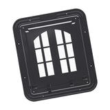 Maxbell Cat Screen Door Pet Supplies Utility Flap Opening Dog Doors for Kitten Puppy Black