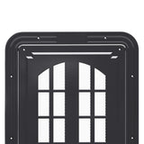 Maxbell Cat Screen Door Pet Supplies Utility Flap Opening Dog Doors for Kitten Puppy Black
