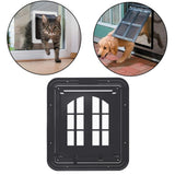 Maxbell Cat Screen Door Pet Supplies Utility Flap Opening Dog Doors for Kitten Puppy Black