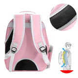 Maxbell Dog Carrier Backpack Transparent Window Front Pack for Travel Hiking Walking