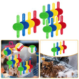 Maxbell Grooming Scrubber Massage Comb for Short Long Hairs Pet Puppy Dog Bath Brush 4Pcs