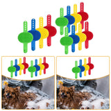 Maxbell Grooming Scrubber Massage Comb for Short Long Hairs Pet Puppy Dog Bath Brush 4Pcs