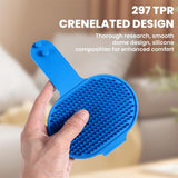 Maxbell Grooming Scrubber Massage Comb for Short Long Hairs Pet Puppy Dog Bath Brush 4Pcs