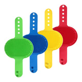 Maxbell Grooming Scrubber Massage Comb for Short Long Hairs Pet Puppy Dog Bath Brush 4Pcs
