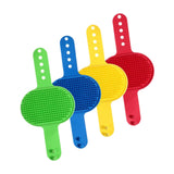 Maxbell Grooming Scrubber Massage Comb for Short Long Hairs Pet Puppy Dog Bath Brush 4Pcs