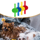 Maxbell Grooming Scrubber Massage Comb for Short Long Hairs Pet Puppy Dog Bath Brush 4Pcs
