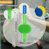 Maxbell Grooming Scrubber Massage Comb for Short Long Hairs Pet Puppy Dog Bath Brush 4Pcs