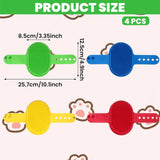 Maxbell Grooming Scrubber Massage Comb for Short Long Hairs Pet Puppy Dog Bath Brush 8Pcs
