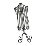 Maxbell Pet Dress Display Mannequin Metal Wire Vintage Display Rack Dog Cloth Hanger