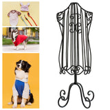 Maxbell Pet Dress Display Mannequin Metal Wire Vintage Display Rack Dog Cloth Hanger
