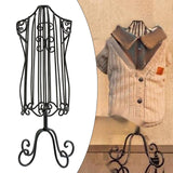 Maxbell Pet Dress Display Mannequin Metal Wire Vintage Display Rack Dog Cloth Hanger