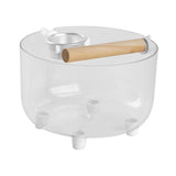 Maxbell Bird Toilet Stand Decor Holder Bird Potty for Outdoor Indoor Lovebird Round