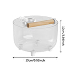 Maxbell Bird Toilet Stand Decor Holder Bird Potty for Outdoor Indoor Lovebird Round