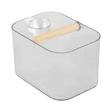 Maxbell Bird Toilet Stand Decor Holder Bird Potty for Outdoor Indoor Lovebird Square