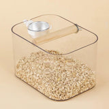 Maxbell Bird Toilet Stand Decor Holder Bird Potty for Outdoor Indoor Lovebird Square