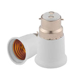 Maxbell 5Pcs B22 to E27 Light Socket Adapter Height 6.5cm Bayonet Lamp Base to Screw