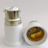Maxbell 5Pcs B22 to E27 Light Socket Adapter Height 6.5cm Bayonet Lamp Base to Screw