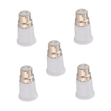Maxbell 5Pcs B22 to E27 Light Socket Adapter Height 6.5cm Bayonet Lamp Base to Screw