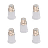 Maxbell 5Pcs B22 to E27 Light Socket Adapter Height 6.5cm Bayonet Lamp Base to Screw