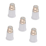 Maxbell 5Pcs B22 to E27 Light Socket Adapter Height 6.5cm Bayonet Lamp Base to Screw