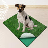 Maxbell Pet Lawn Mat Products Washable Pet Training Dog Grass for Balcony Patio Yard 93x71cm