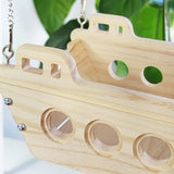 Maxbell Wooden Small Animal Hammock Guinea Pig Sleeping Nest for Squirrel Chinchilla