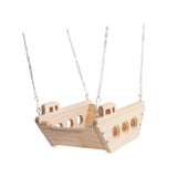 Maxbell Wooden Small Animal Hammock Guinea Pig Sleeping Nest for Squirrel Chinchilla