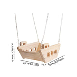 Maxbell Wooden Small Animal Hammock Guinea Pig Sleeping Nest for Squirrel Chinchilla