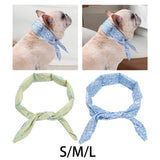 Maxbell Dog Cooling Collar Neck Cooling Tube for for Hot Weather Small to Large Dogs S blueyellow