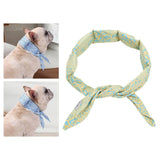 Maxbell Dog Cooling Collar Neck Cooling Tube for for Hot Weather Small to Large Dogs S blueyellow