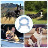 Maxbell Dog Cooling Collar Neck Cooling Tube for for Hot Weather Small to Large Dogs S blue