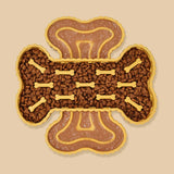 Maxbell Slow Feeder Bowl Preventing Choking TPR Slow Down Eating Bowl for Adult Dogs yellow