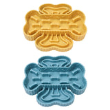 Maxbell Slow Feeder Bowl Preventing Choking TPR Slow Down Eating Bowl for Adult Dogs yellow