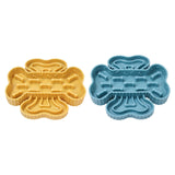 Maxbell Slow Feeder Bowl Preventing Choking TPR Slow Down Eating Bowl for Adult Dogs yellow