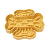 Maxbell Slow Feeder Bowl Preventing Choking TPR Slow Down Eating Bowl for Adult Dogs yellow