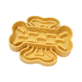 Maxbell Slow Feeder Bowl Preventing Choking TPR Slow Down Eating Bowl for Adult Dogs yellow