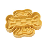 Maxbell Slow Feeder Bowl Preventing Choking TPR Slow Down Eating Bowl for Adult Dogs yellow