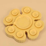 Maxbell Slow Feeder Bowl Preventing Choking TPR Slow Down Eating Bowl for Adult Dogs yellow