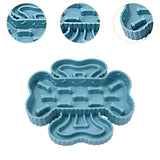 Maxbell Slow Feeder Bowl Preventing Choking TPR Slow Down Eating Bowl for Adult Dogs blue