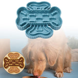 Maxbell Slow Feeder Bowl Preventing Choking TPR Slow Down Eating Bowl for Adult Dogs blue