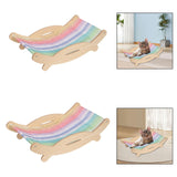 Maxbell Cooling Cat Hammock Bed Supplies Portable Pet Cot for Sleeping Outdoor Bunny S