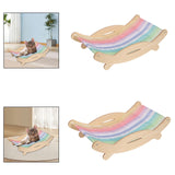 Maxbell Cooling Cat Hammock Bed Supplies Portable Pet Cot for Sleeping Outdoor Bunny S